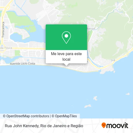 Rua John Kennedy mapa