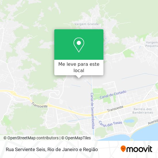 Rua Serviente Seis mapa