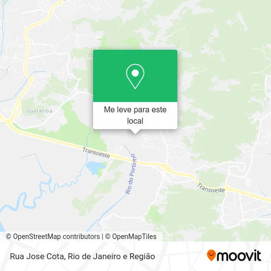 Rua Jose Cota mapa