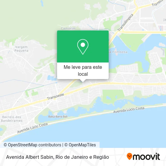 Avenida Albert Sabin mapa