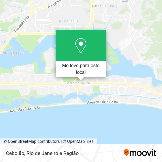 Cebolão mapa