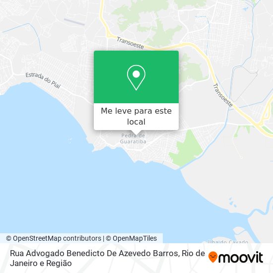 Rua Advogado Benedicto De Azevedo Barros mapa