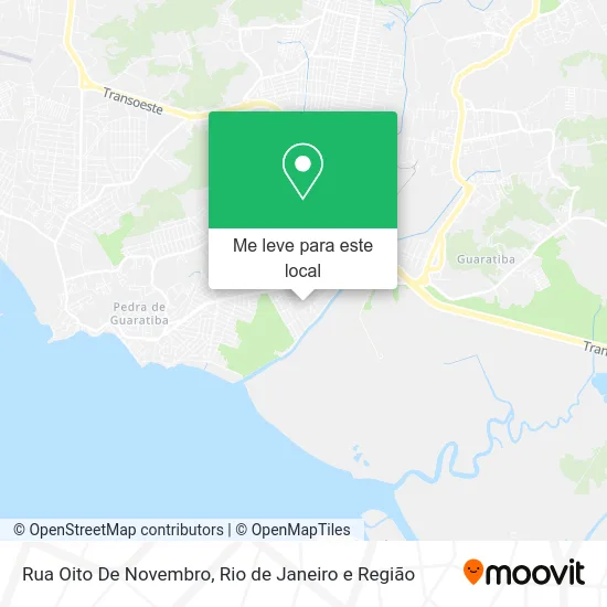 Rua Oito De Novembro mapa