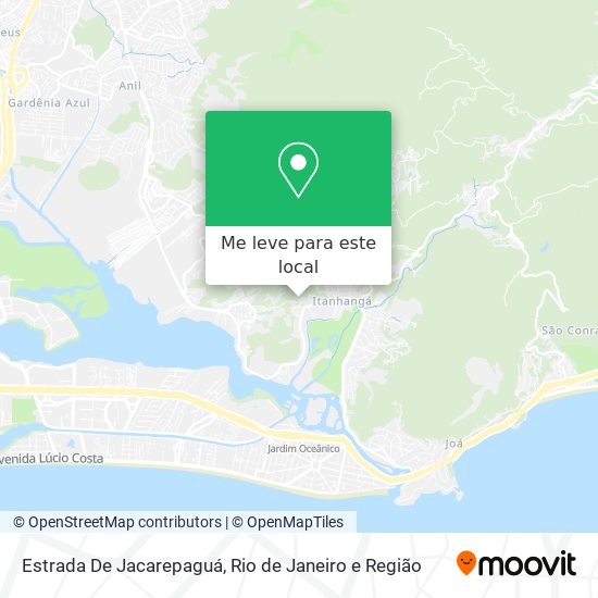 Estrada De Jacarepaguá mapa