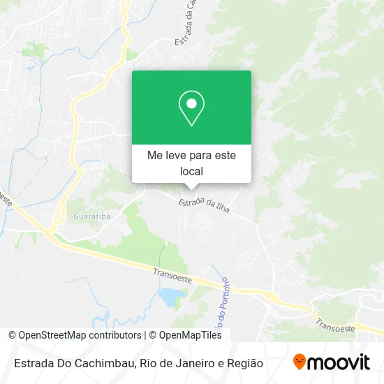 Estrada Do Cachimbau mapa