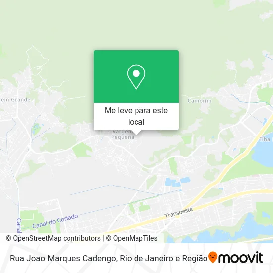 Rua Joao Marques Cadengo mapa