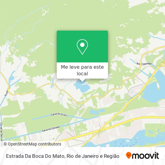 Estrada Da Boca Do Mato mapa