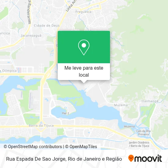 Rua Espada De Sao Jorge mapa