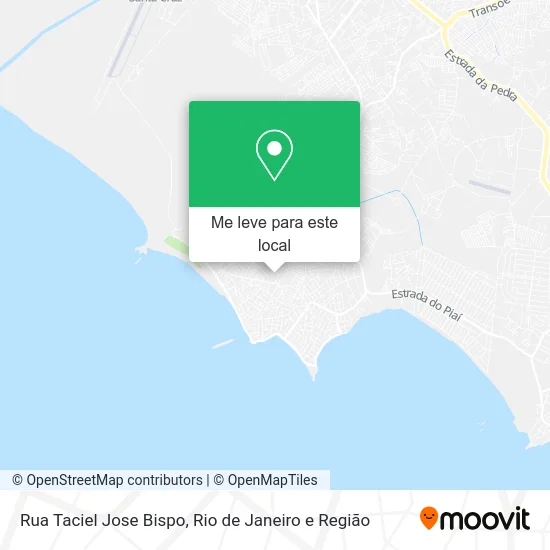 Rua Taciel Jose Bispo mapa