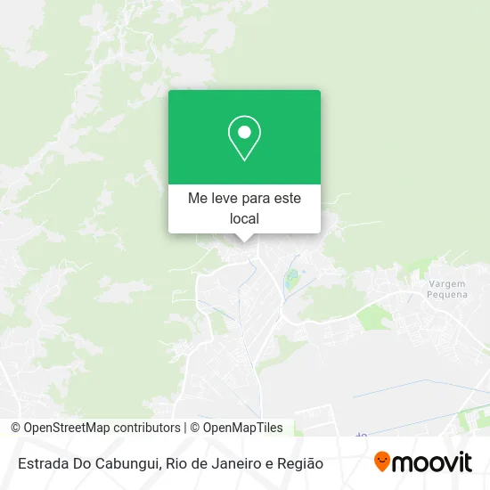 Estrada Do Cabungui mapa