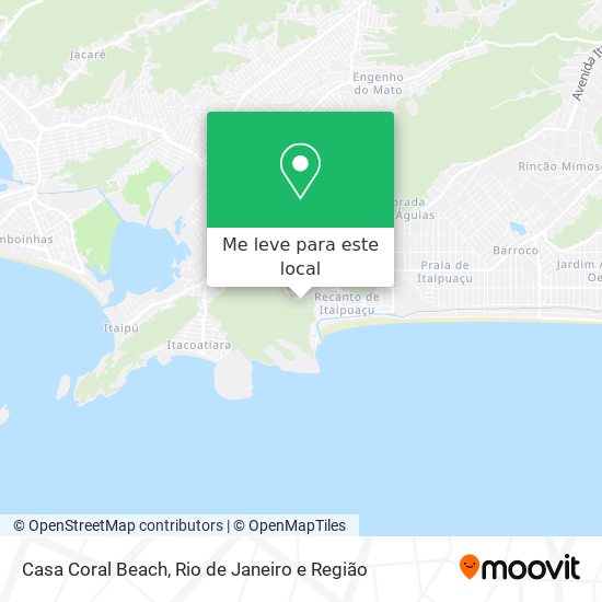 Casa Coral Beach mapa