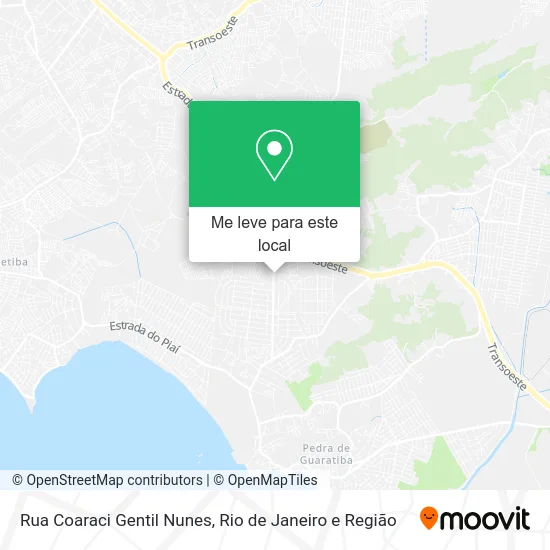 Rua Coaraci Gentil Nunes mapa