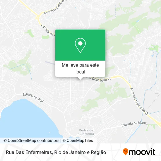 Rua Das Enfermeiras mapa