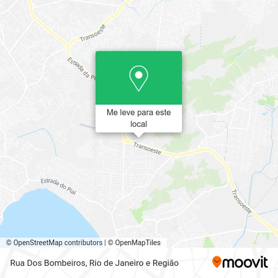 Rua Dos Bombeiros mapa