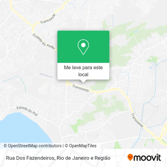 Rua Dos Fazendeiros mapa
