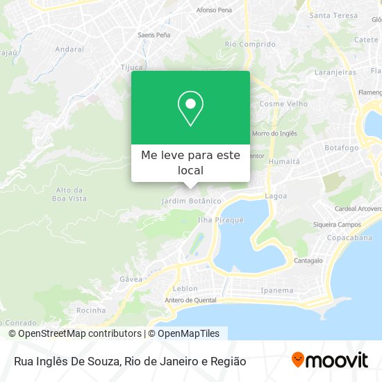 Rua Inglês De Souza mapa
