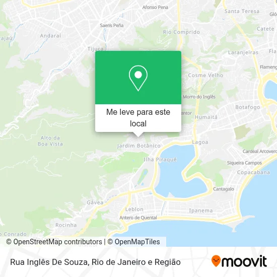 Rua Inglês De Souza mapa