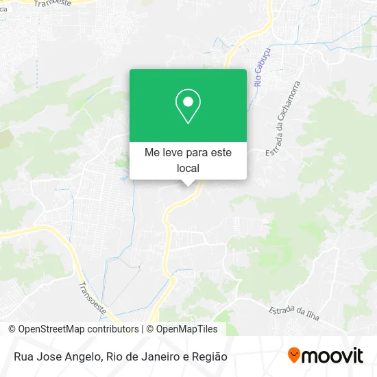 Rua Jose Angelo mapa