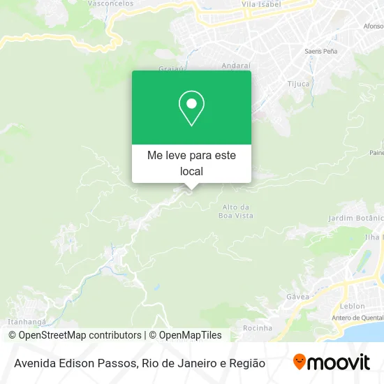Avenida Edison Passos mapa