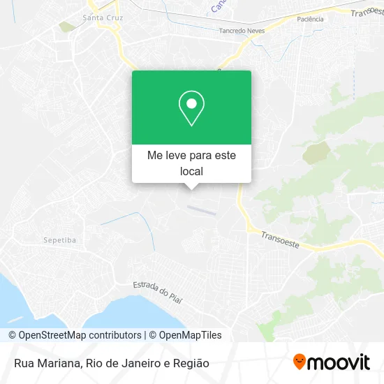Rua Mariana mapa