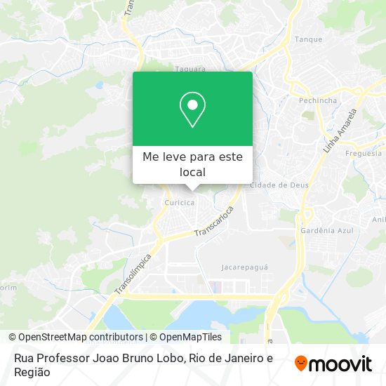 Rua Professor Joao Bruno Lobo mapa