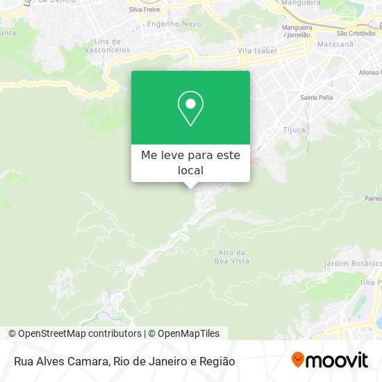 Rua Alves Camara mapa