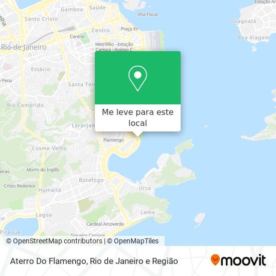Aterro Do Flamengo mapa