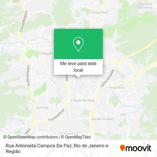 Rua Antonieta Campos Da Paz mapa