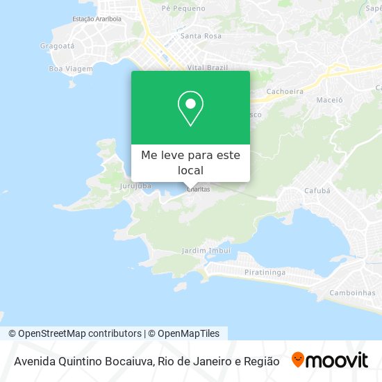 Avenida Quintino Bocaiuva mapa