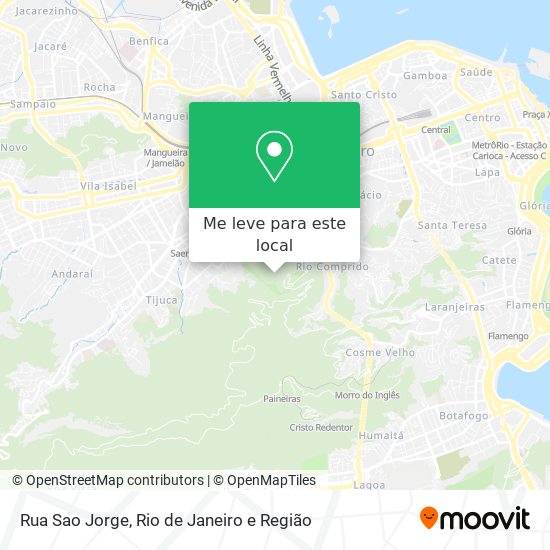 Rua Sao Jorge mapa