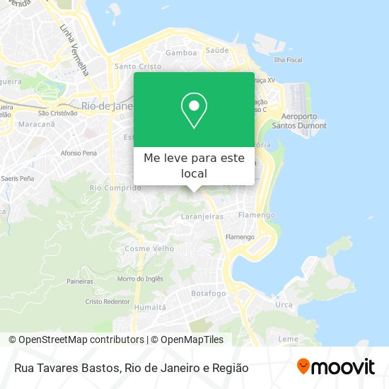 Rua Tavares Bastos mapa