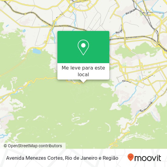 Avenida Menezes Cortes mapa