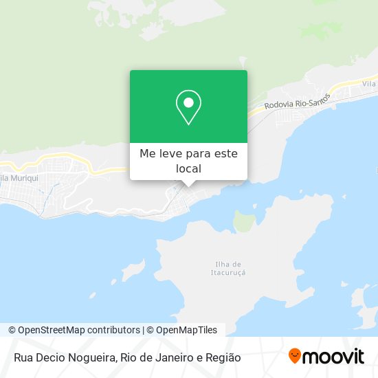 Rua Decio Nogueira mapa
