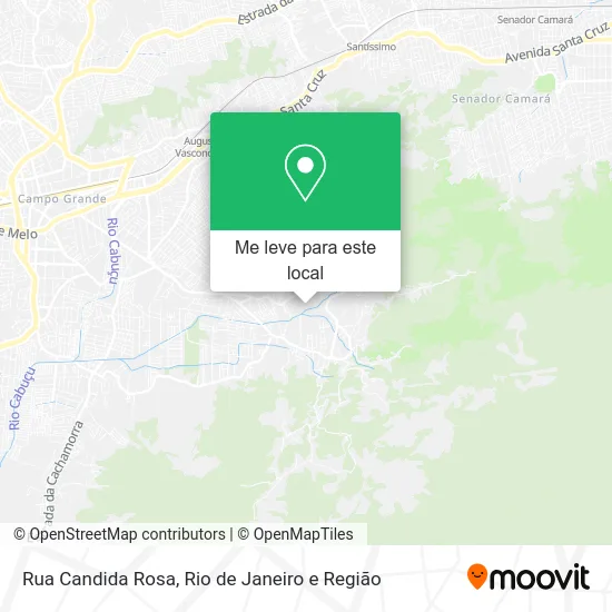 Rua Candida Rosa mapa