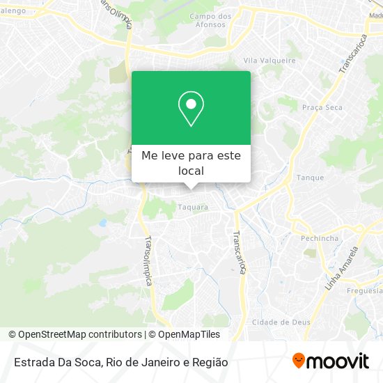 Estrada Da Soca mapa