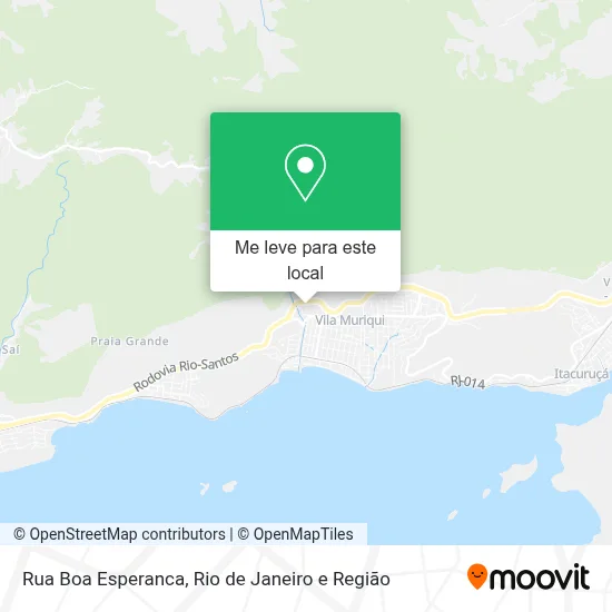 Rua Boa Esperanca mapa