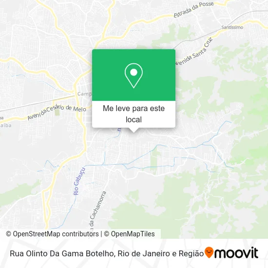Rua Olinto Da Gama Botelho mapa