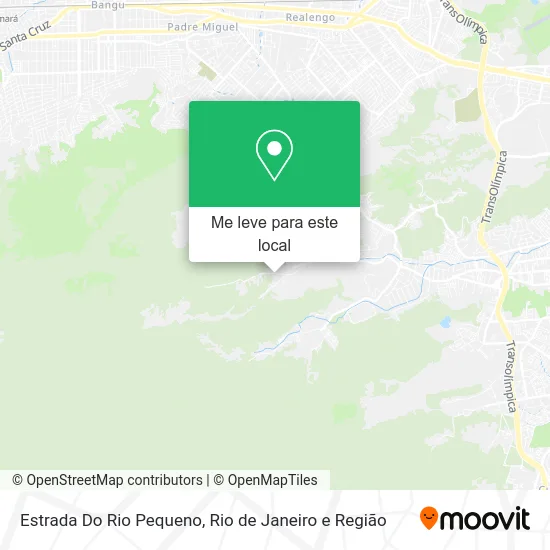 Estrada Do Rio Pequeno mapa