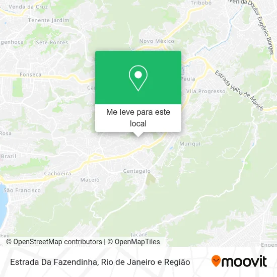 Estrada Da Fazendinha mapa