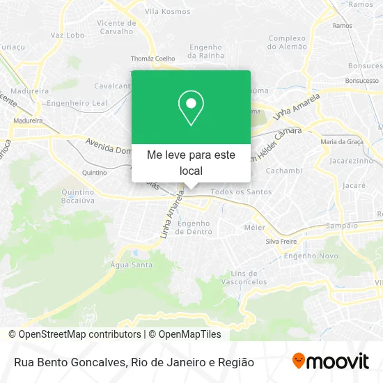 Rua Bento Goncalves mapa