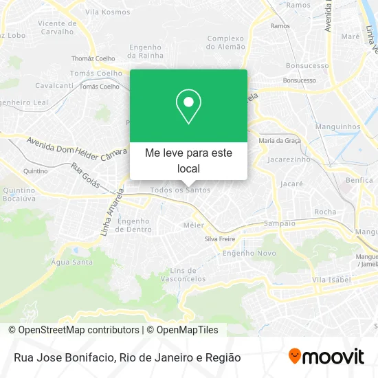 Rua Jose Bonifacio mapa