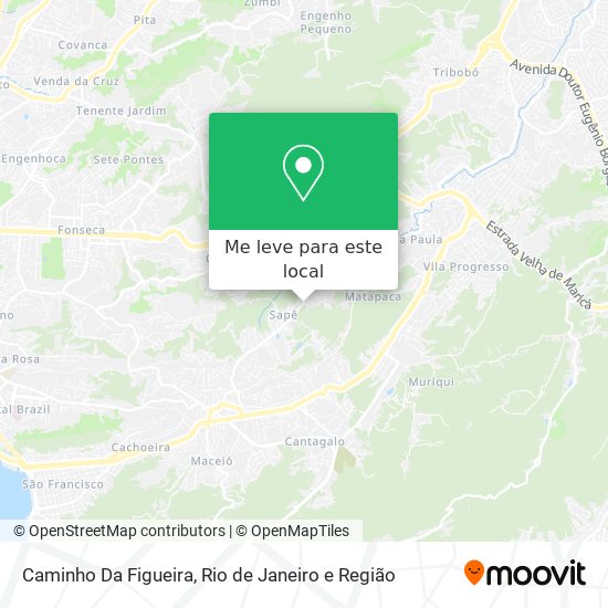 Caminho Da Figueira mapa