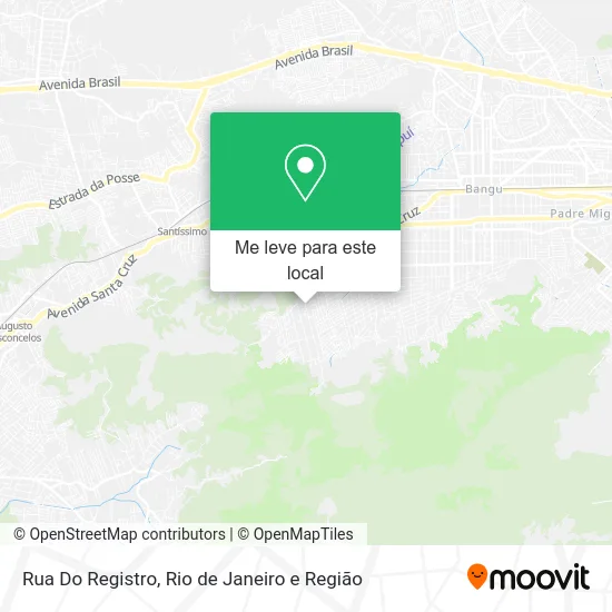 Rua Do Registro mapa