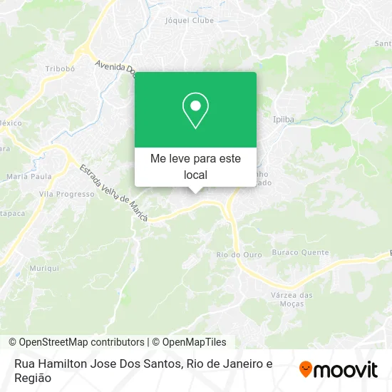 Rua Hamilton Jose Dos Santos mapa