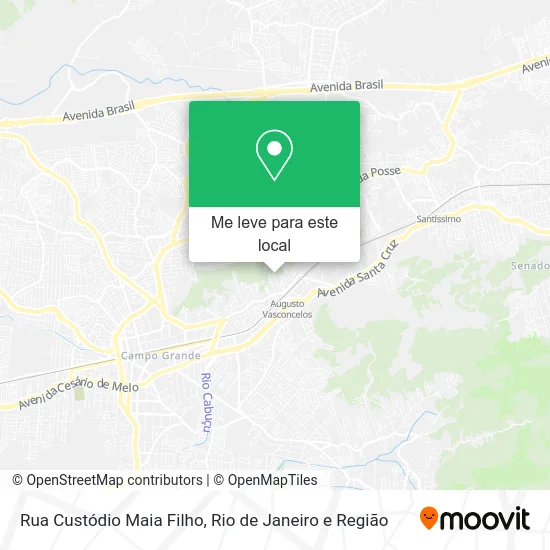 Rua Custódio Maia Filho mapa