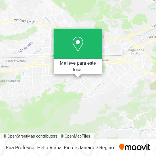 Rua Professor Hélio Viana mapa