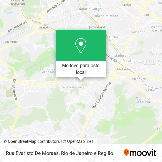 Rua Evaristo De Moraes mapa