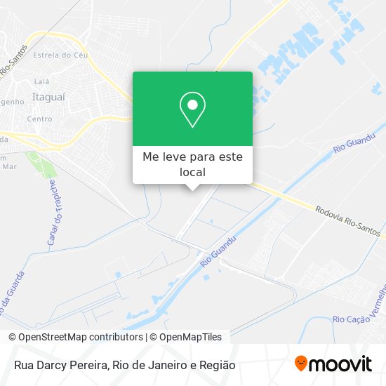 Rua Darcy Pereira mapa