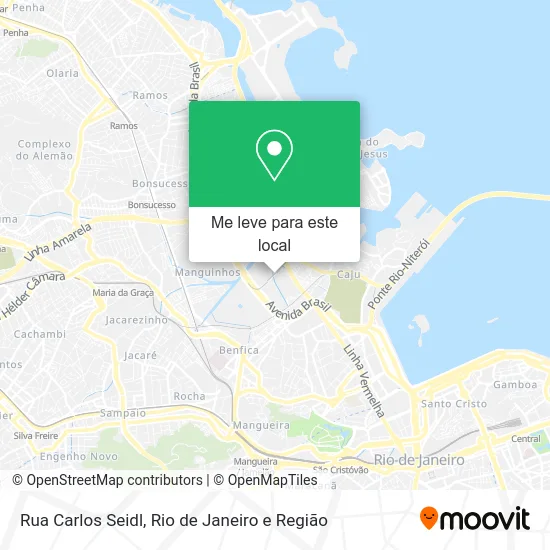Rua Carlos Seidl mapa