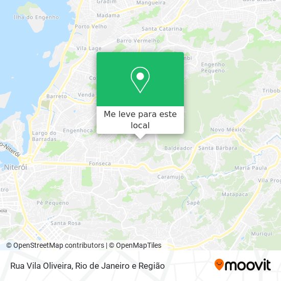 Rua Vila Oliveira mapa